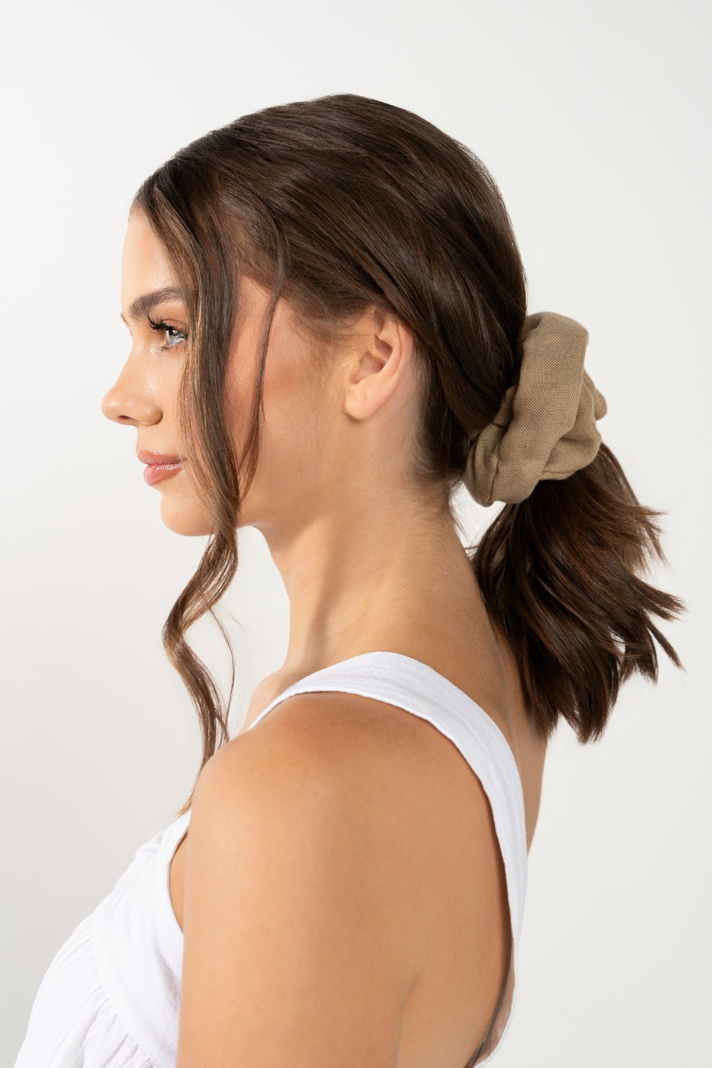 Oversize Linen Scrunchy by Alba Sole