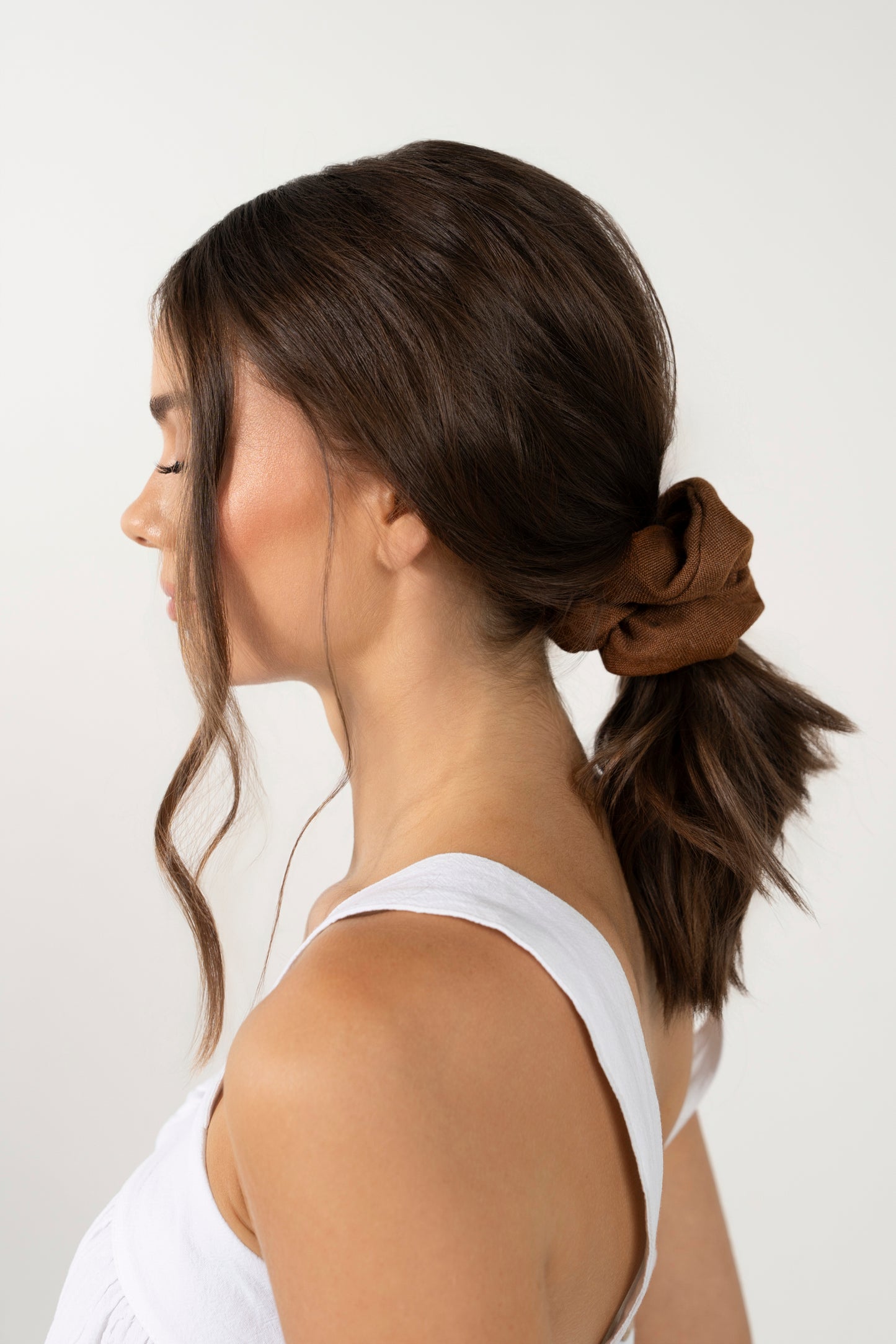 Oversize Linen Scrunchy by Alba Sole