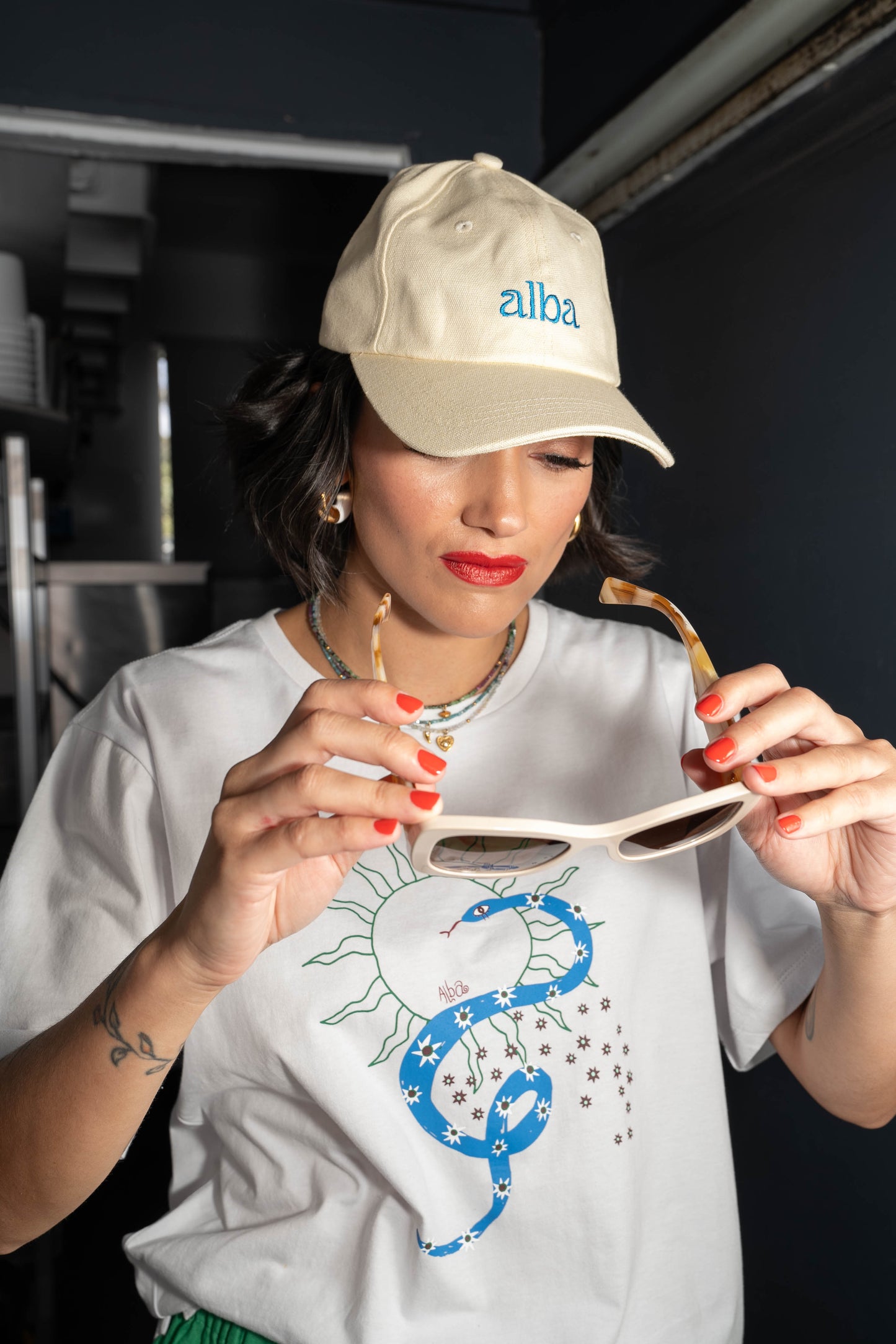Alba Logo Cap Embroidered