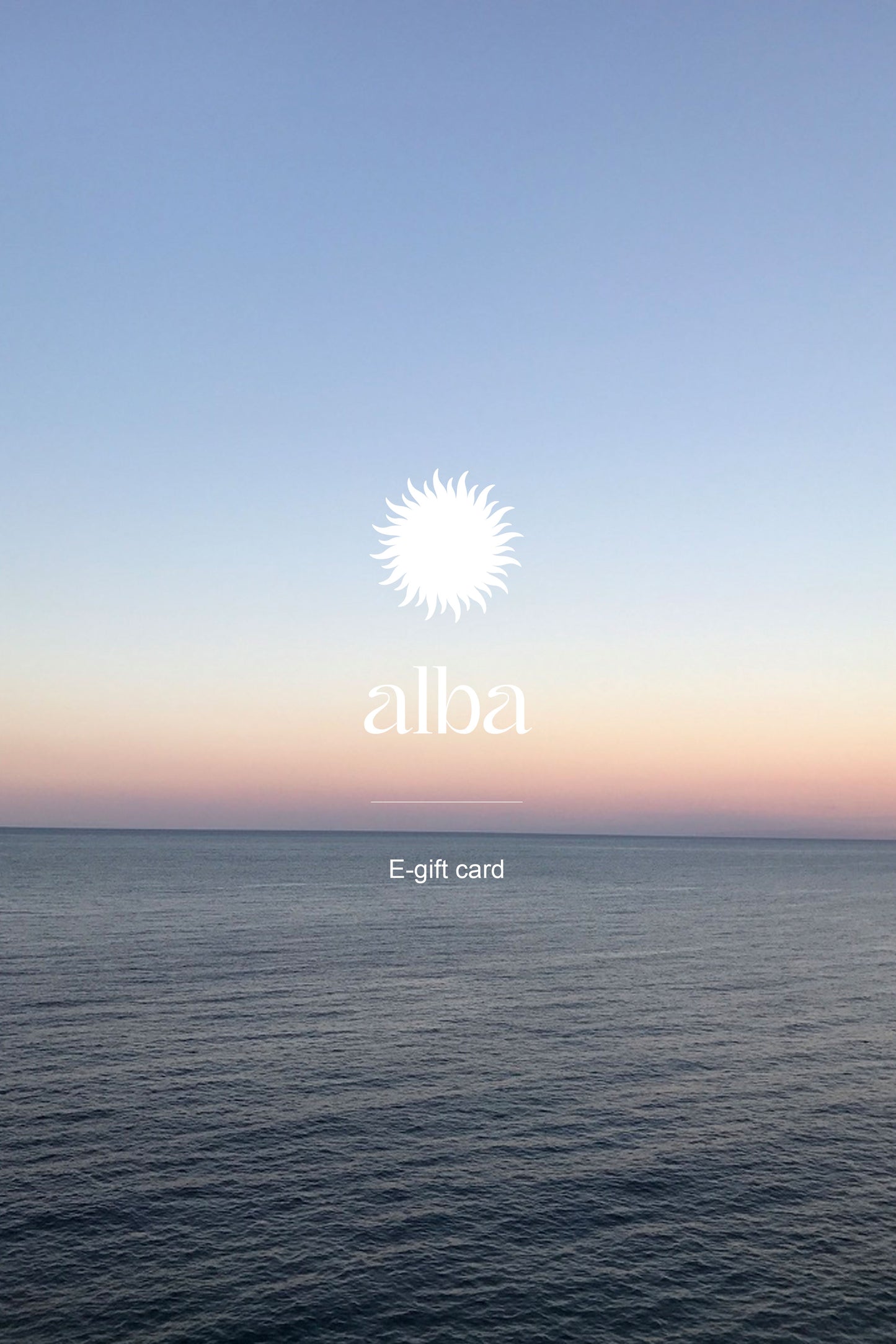 Alba Sole E-Gift Card