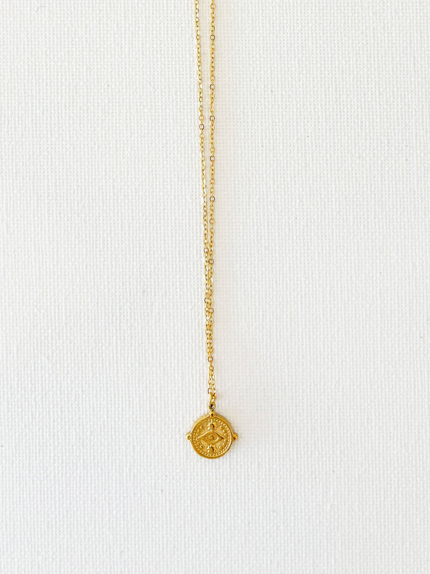 Connie Evil Eye Fine Chain Necklace