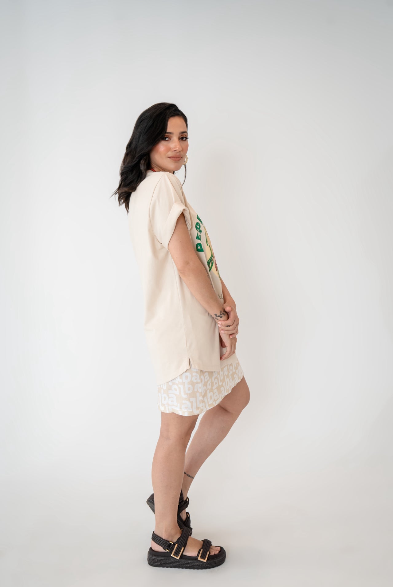 Peperoncino Oversize Tee Stone- PRE-ORDER NOW