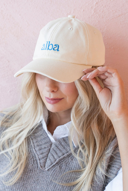 ALBA EMBROIDERED LOGO CAP