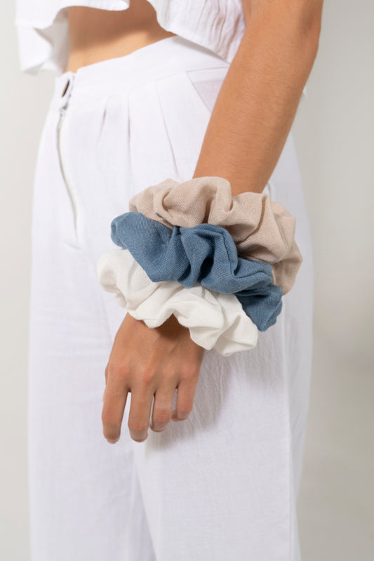 Oversize Linen Scrunchy by Alba Sole