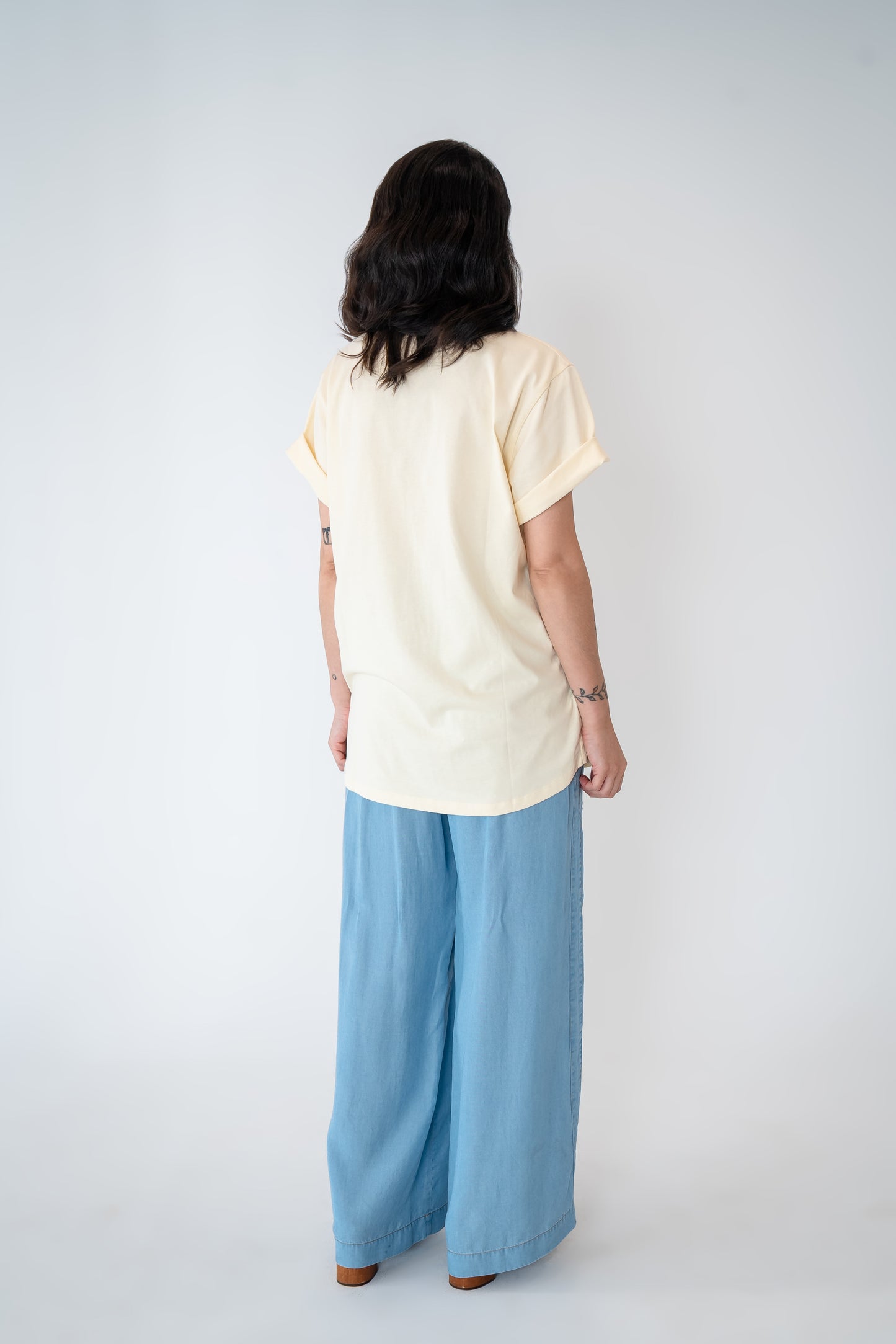 Paradiso Alba Sole Oversize Printed Tee Butter cream and Mandarin PRE-ORDER NOW