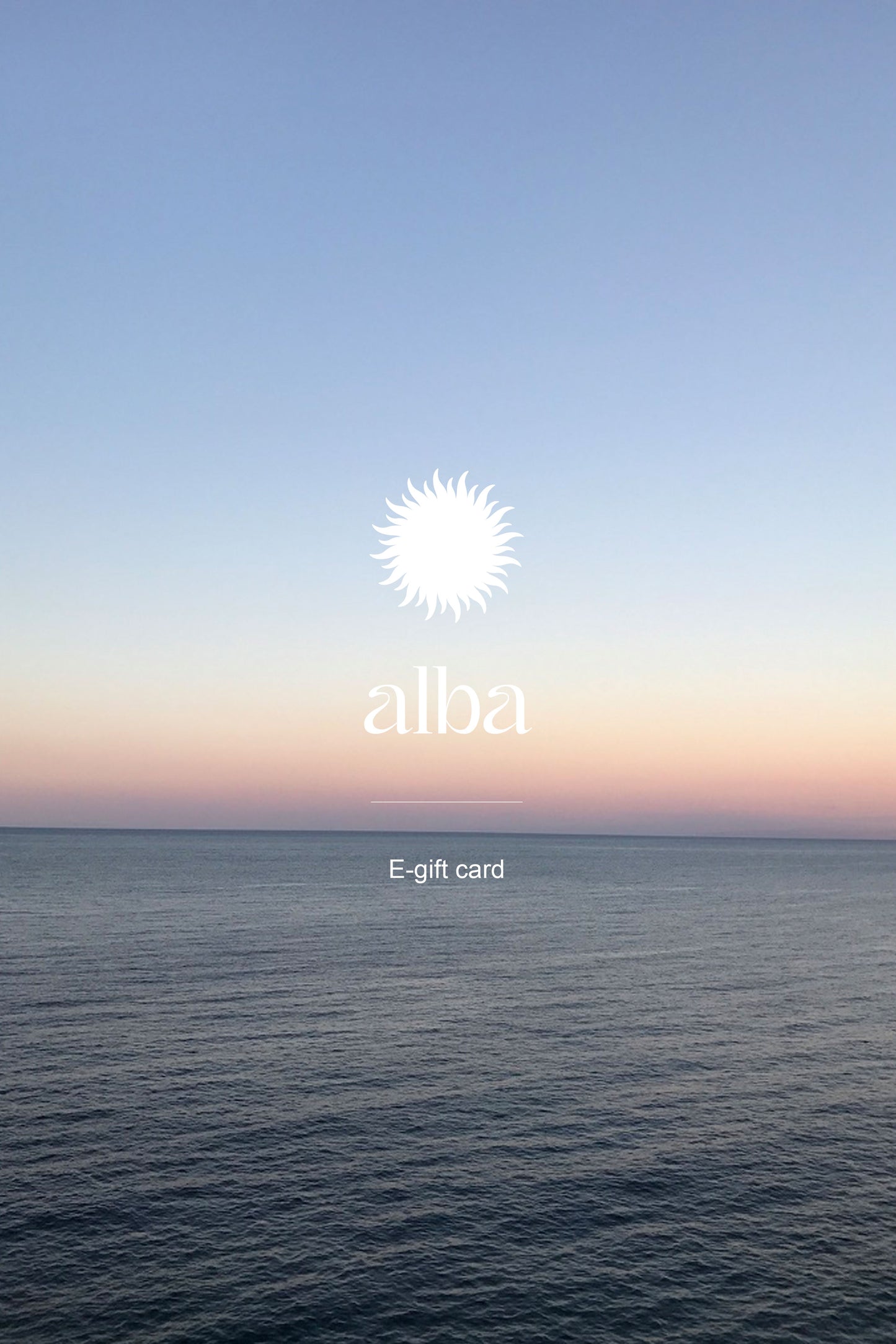 ALBA E-GIFT CARD