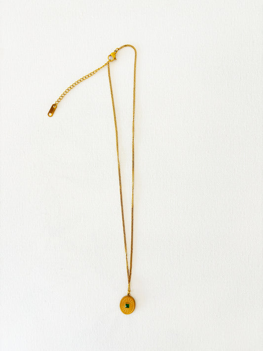 VALENTINA FINE CHAIN PENDANT NECKLACE